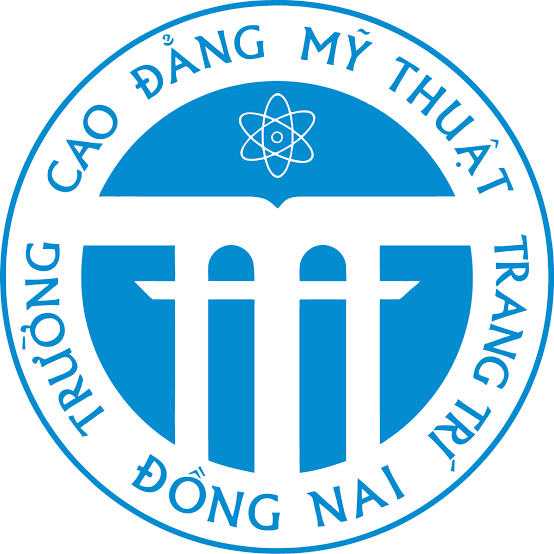 Logo CĐ Mỹ thuật trang trí Đồng Nai